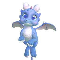 dragón-bebé-azul