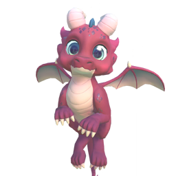 dragón-bebé-rojo