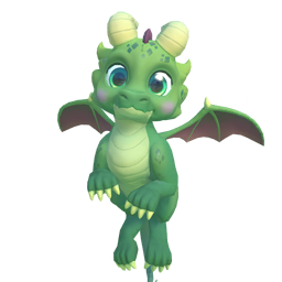 dragón-bebé-verde