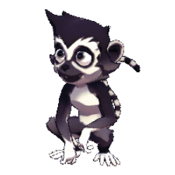 mono-dibujo animado